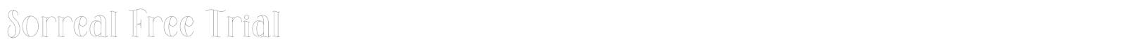 Sorreal font preview
